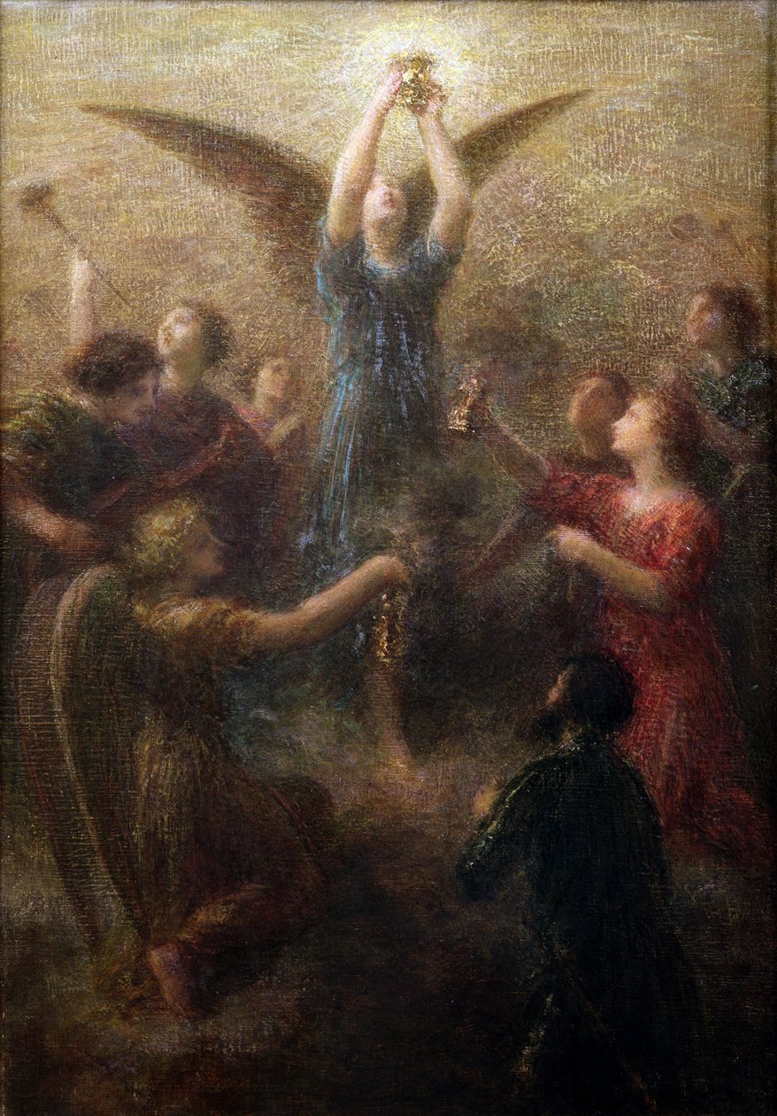 Lohengrin af Ignace Henri Jean Fantin Latour