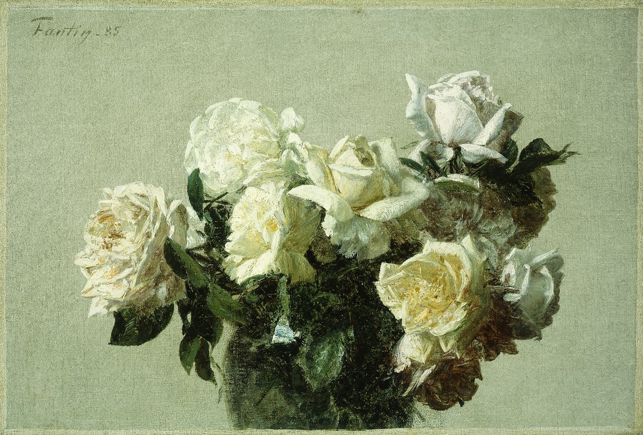 Roser, 1885 af Ignace Henri Jean Fantin Latour