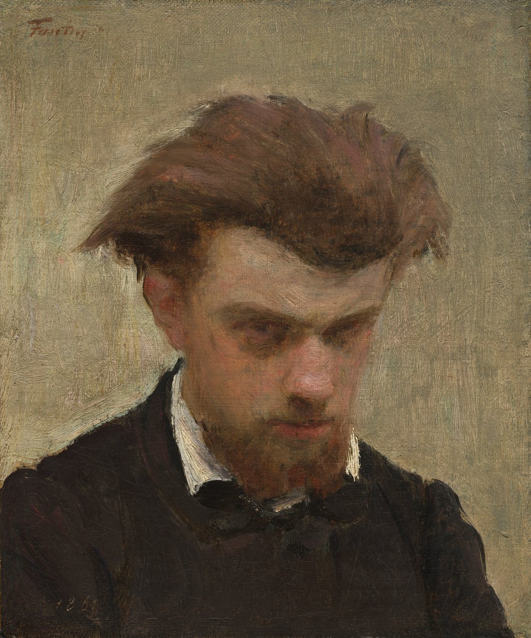 Selvportræt af Ignace Henri Jean Fantin Latour