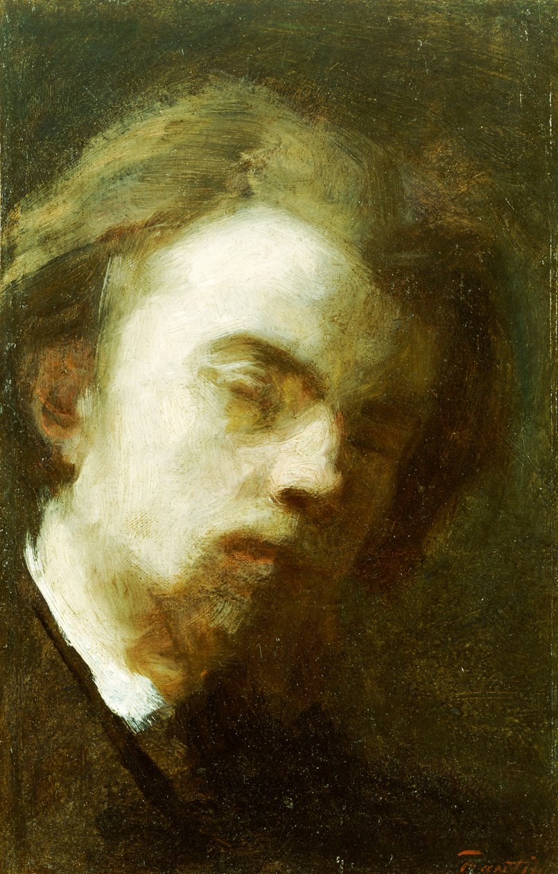 Selvportræt, 1858 af Ignace Henri Jean Fantin Latour