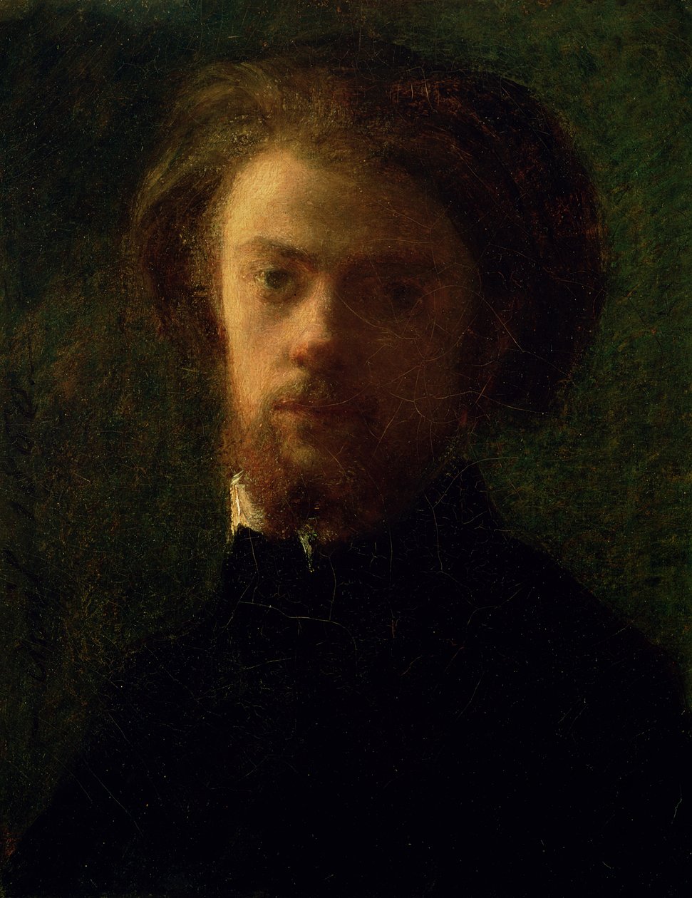 Selvportræt, 1860 af Ignace Henri Jean Fantin Latour