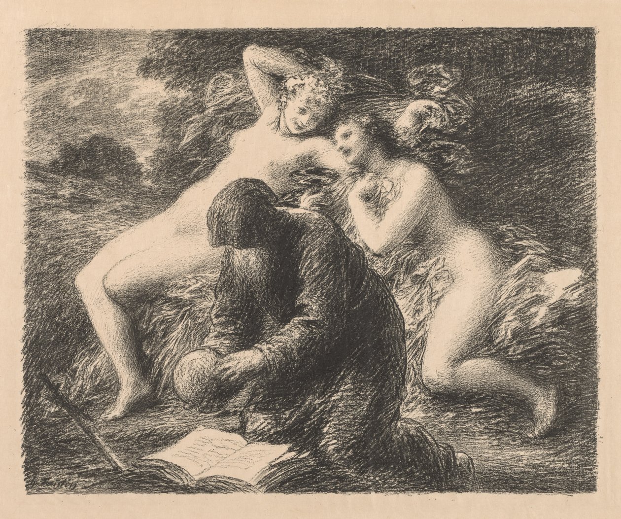 Sankt Anthonys fristelse, 1893. af Ignace Henri Jean Fantin Latour