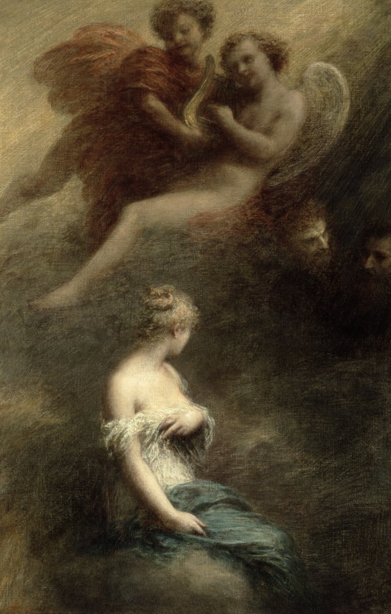 Fausts fordømmelse, 1888 af Ignace Henri Jean Fantin Latour