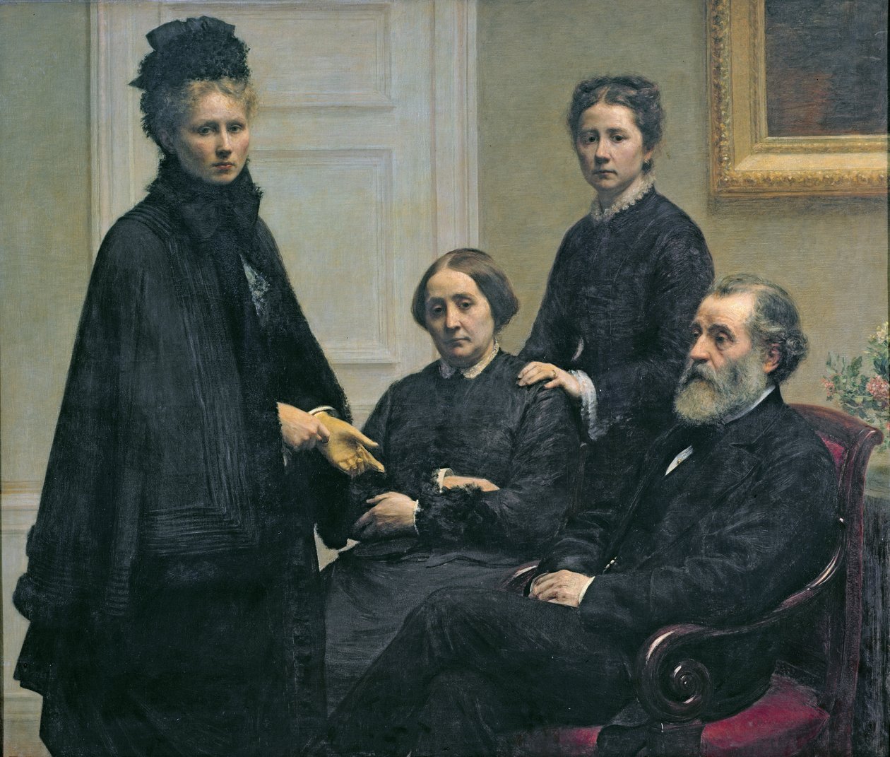 Familien Dubourg, 1878 af Ignace Henri Jean Fantin Latour