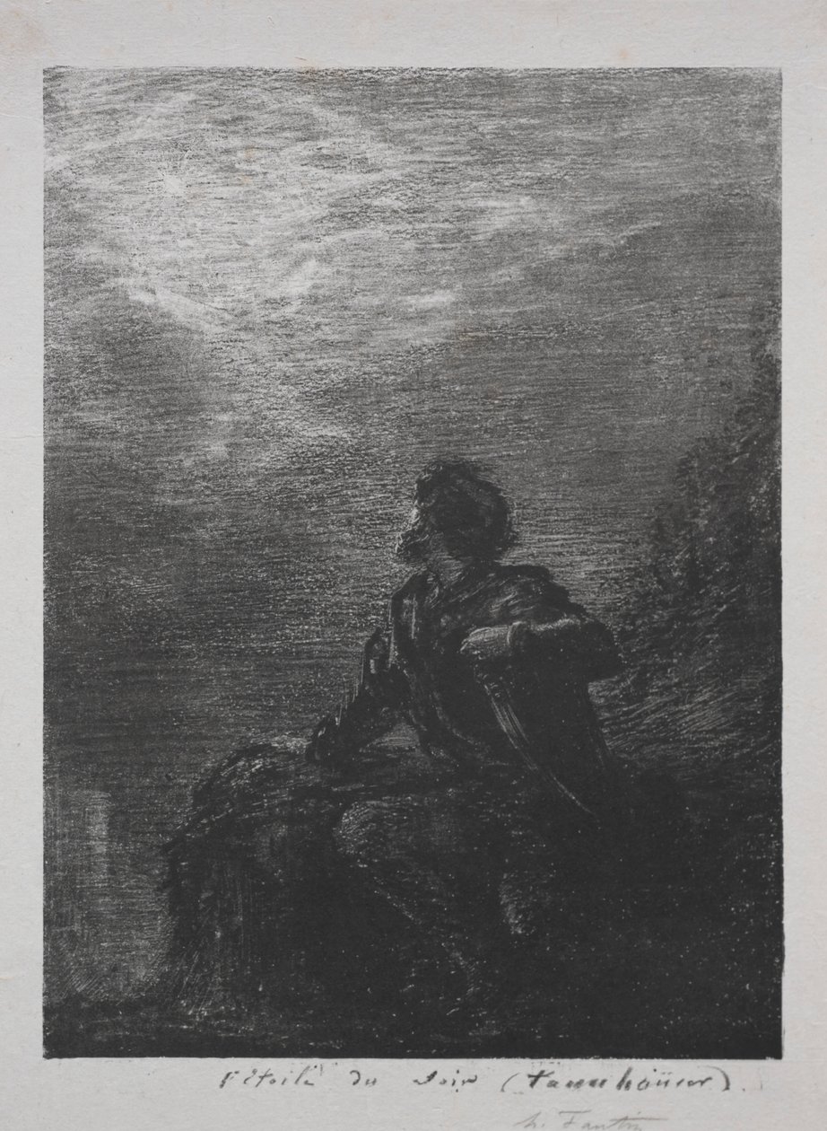Aftenstjernen, 1877. af Ignace Henri Jean Fantin Latour