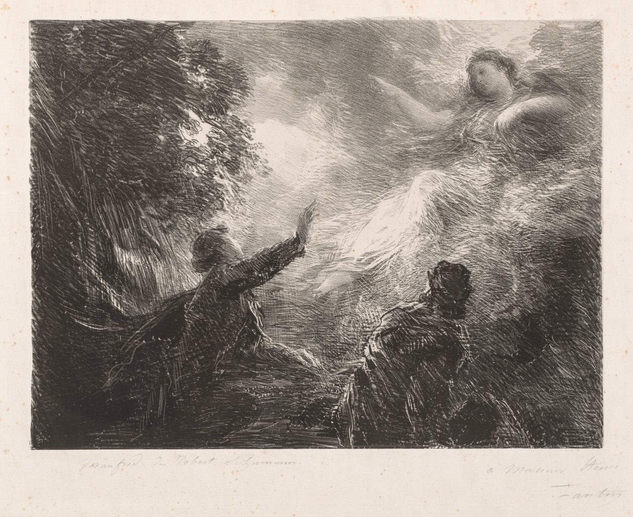 Alpernes fe, 1873. af Ignace Henri Jean Fantin Latour