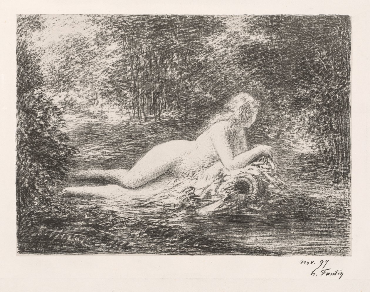Foråret, 1897. af Ignace Henri Jean Fantin Latour
