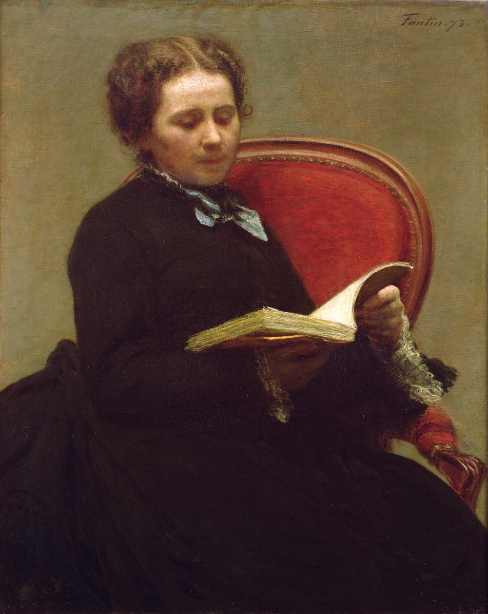 Victoria Dubourg (1840-1926) 1873 af Ignace Henri Jean Fantin Latour