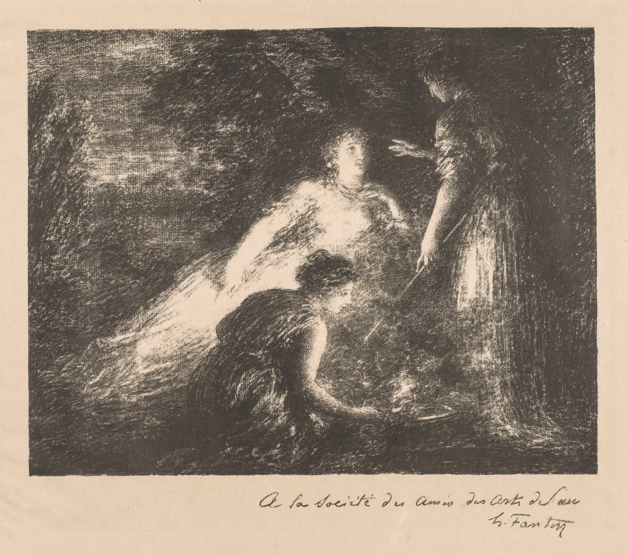 Hekseri, 1899. af Ignace Henri Jean Fantin Latour