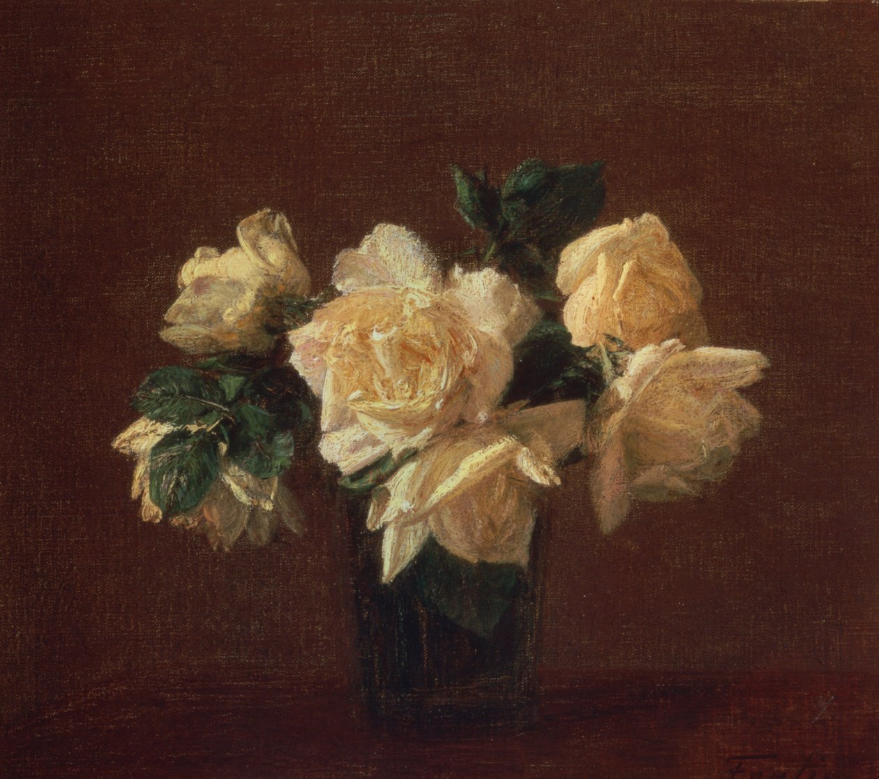 Gule Roser af Ignace Henri Jean Fantin Latour