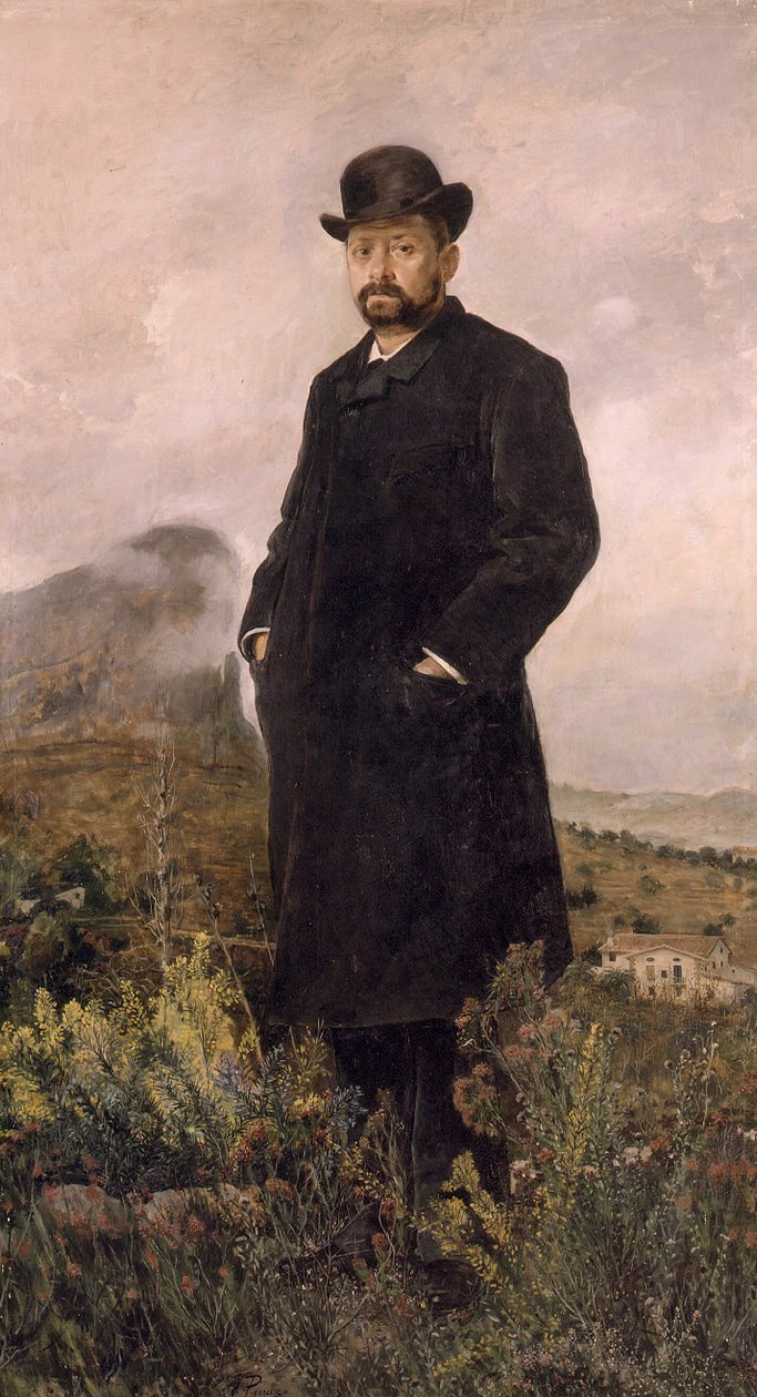 Vinterportræt af D. Manuel Comas af Ignacio Pinazo Camarlench