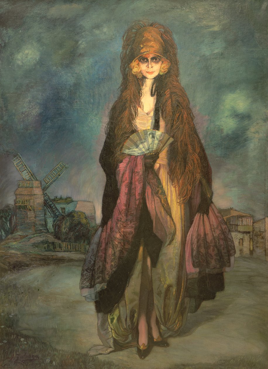 Portræt af Marquesa Casati, 1923 af Ignacio Zuloaga y Zabaleta