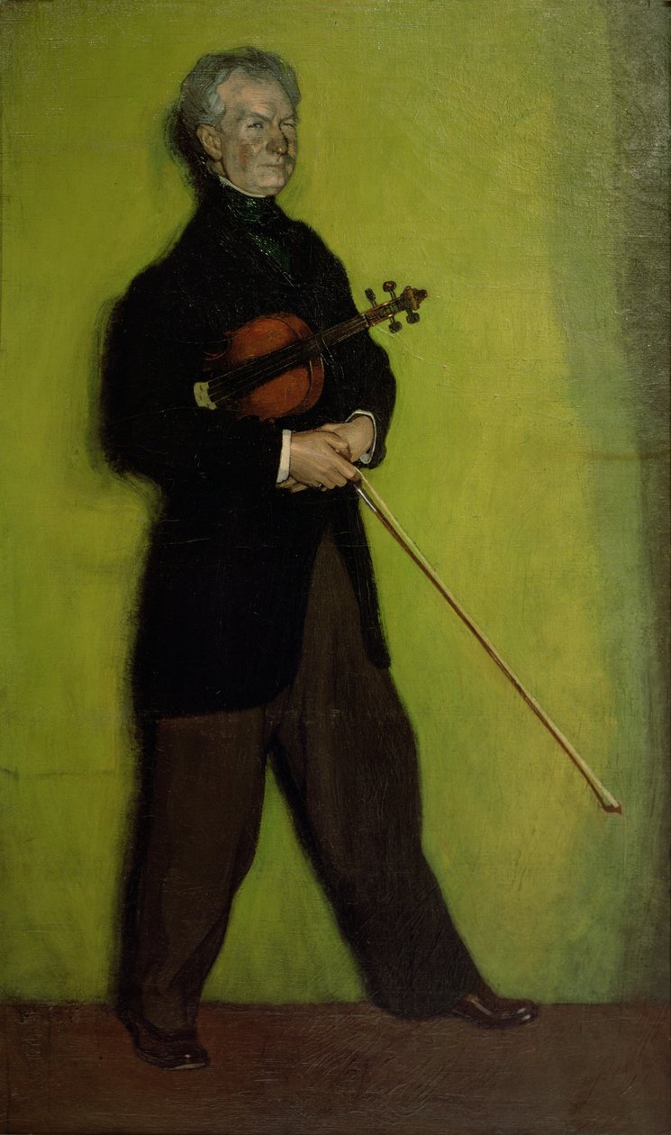 Portræt af violinisten Larrapide, 1910 af Ignacio Zuloaga y Zabaleta
