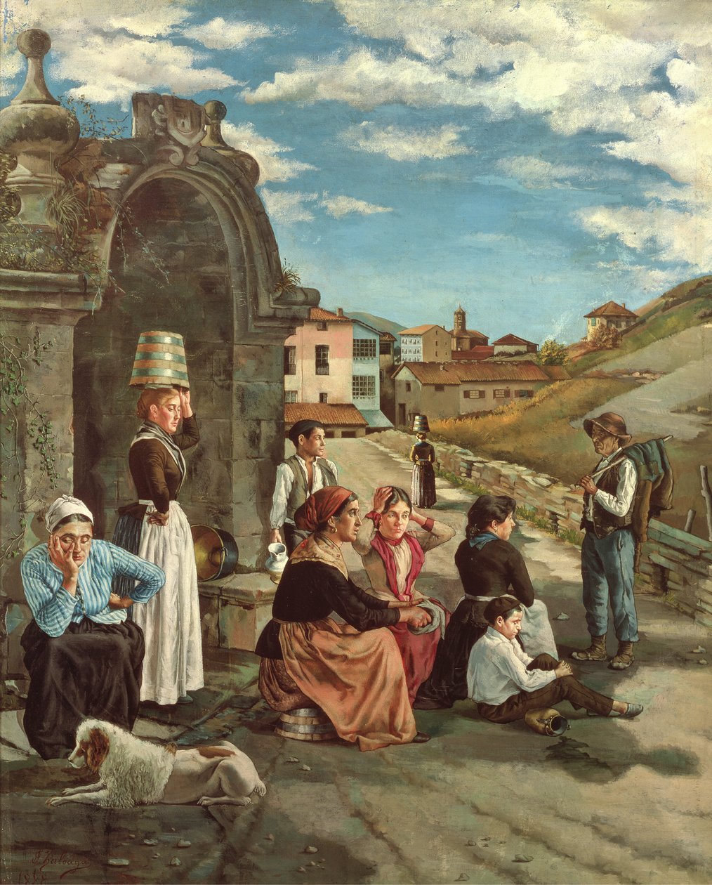 Eibars forår, 1888 af Ignacio Zuloaga y Zabaleta