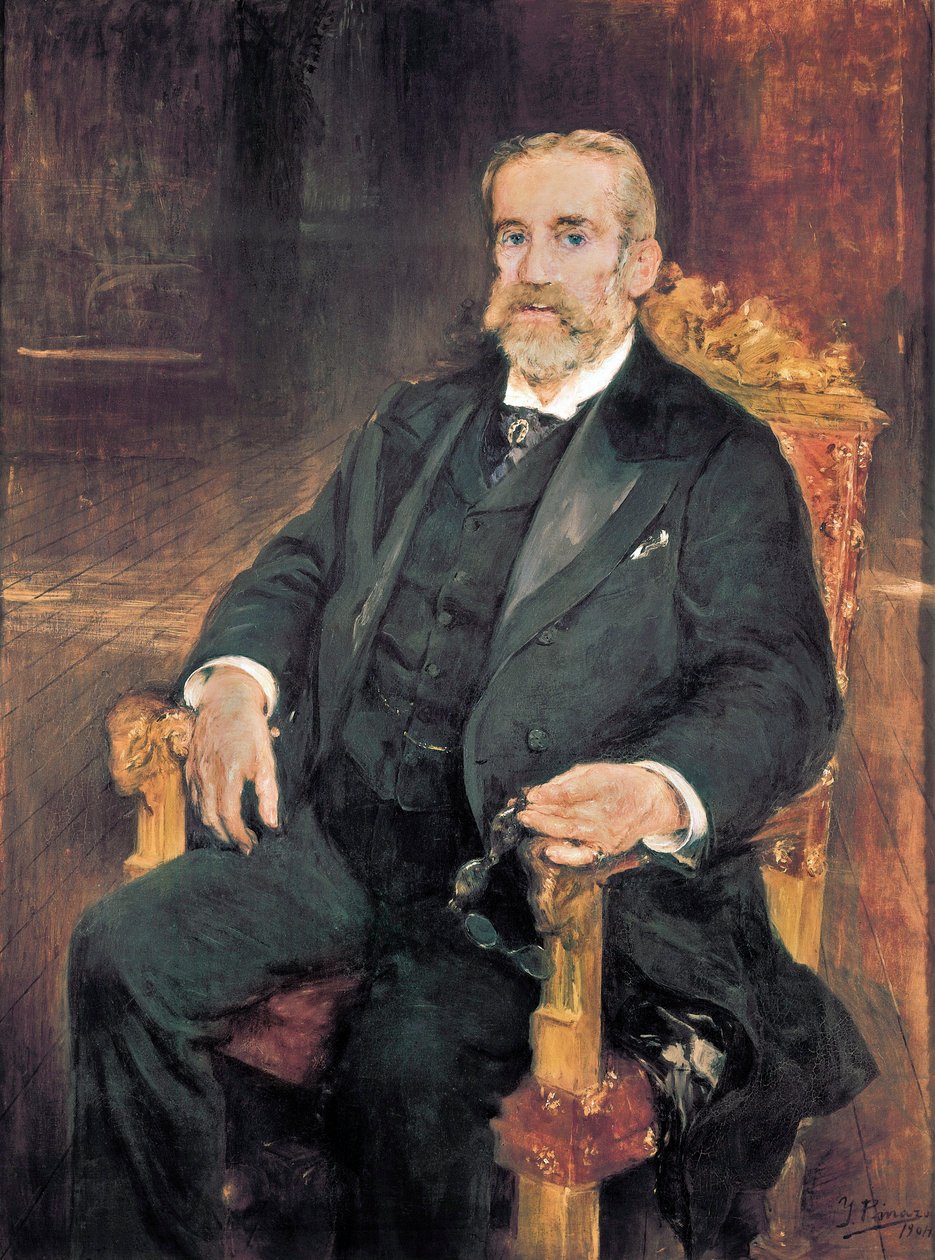 Portræt af Francisco Romero Robledo (1838-1906), spansk politiker af Ignacio Pinazo Camarlech