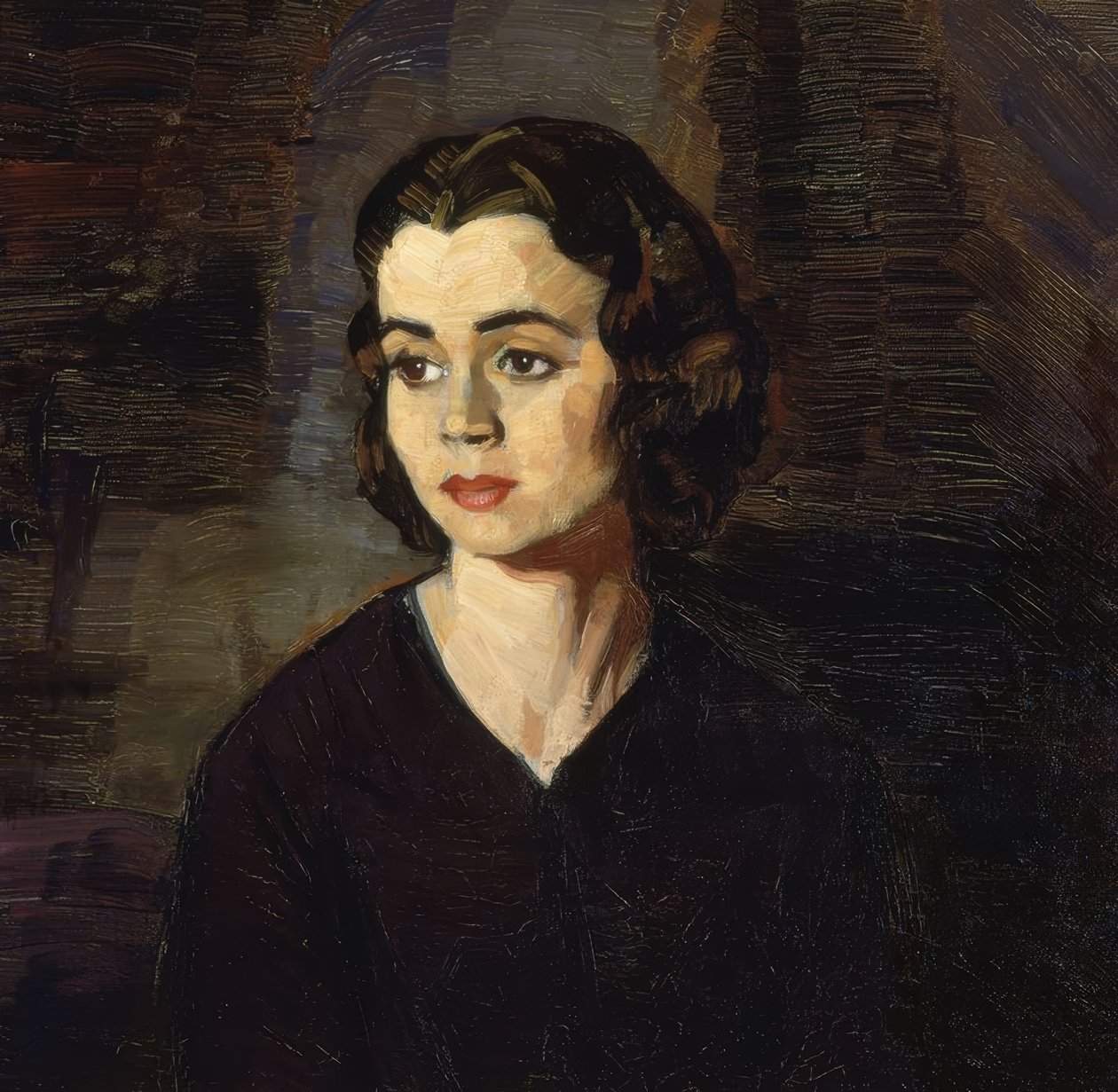 (PORTRÆT AF LADY) - TYVENDE ÅRHUNDREDE af Ignacio Zuloaga y Zabaleta