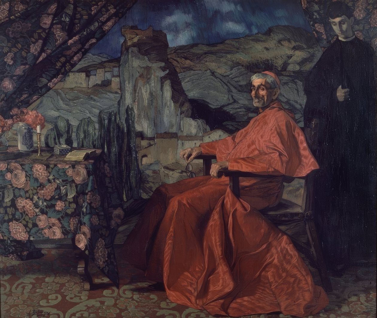 EL CARDENAL - 1912 - O/L - 201 X 236 CM af Ignacio Zuloaga y Zabaleta