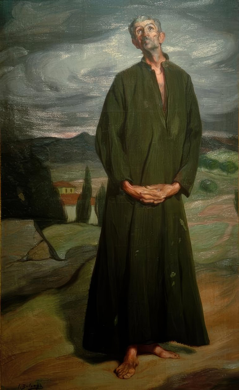 I.Zuloaga Eremitten af Ignacio Zuloaga y Zabaleta