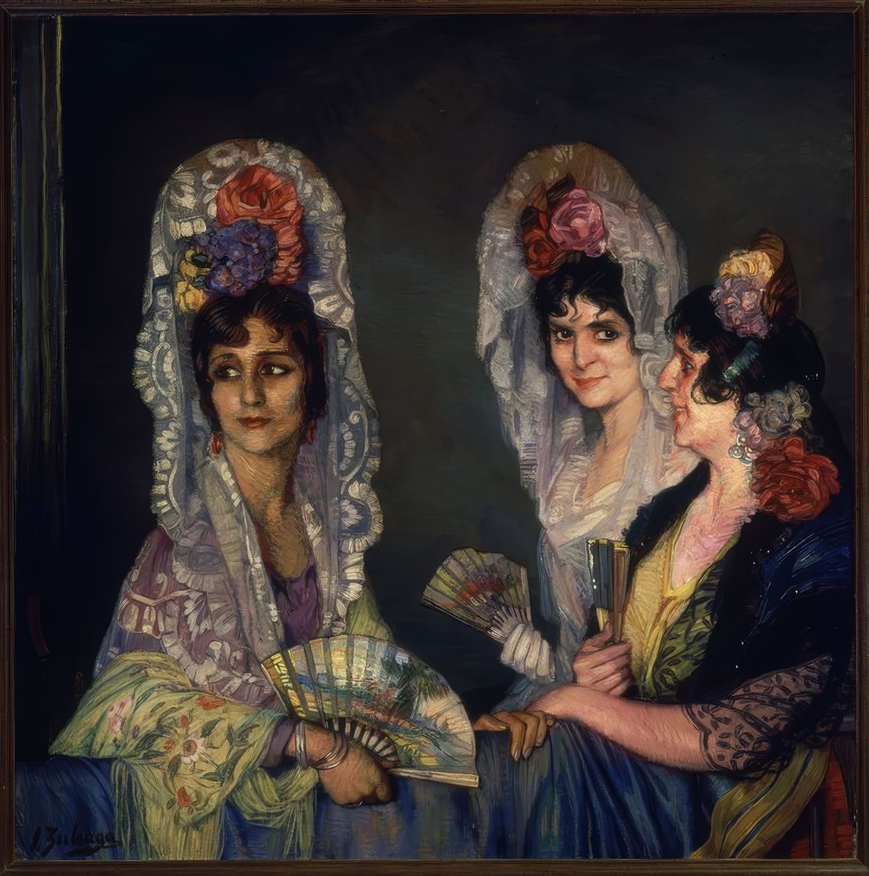 DE TRE MANOLER - TYVENDE ÅRHUNDREDE - O/L - 109X110 CM af Ignacio Zuloaga y Zabaleta