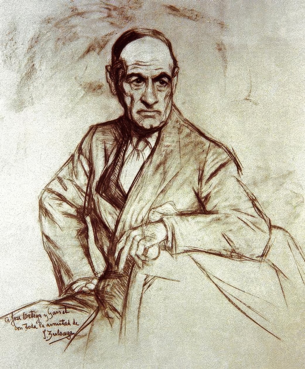 ORTEGA Y GASSET JOSE (1883–1955) - SPANSK FILOSOF OG ESSAYIST I DET TYVENDE ÅRHUNDREDE af Ignacio Zuloaga y Zabaleta