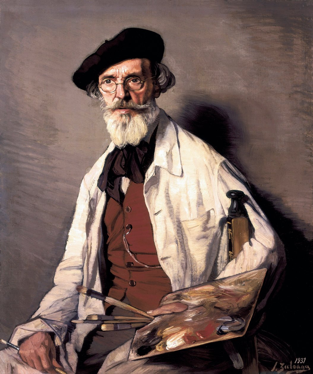 Portræt af maleren Pablo Uranga (1861-1934) 1937 (olie på lærred) af Ignacio Zuloaga y Zabaleta