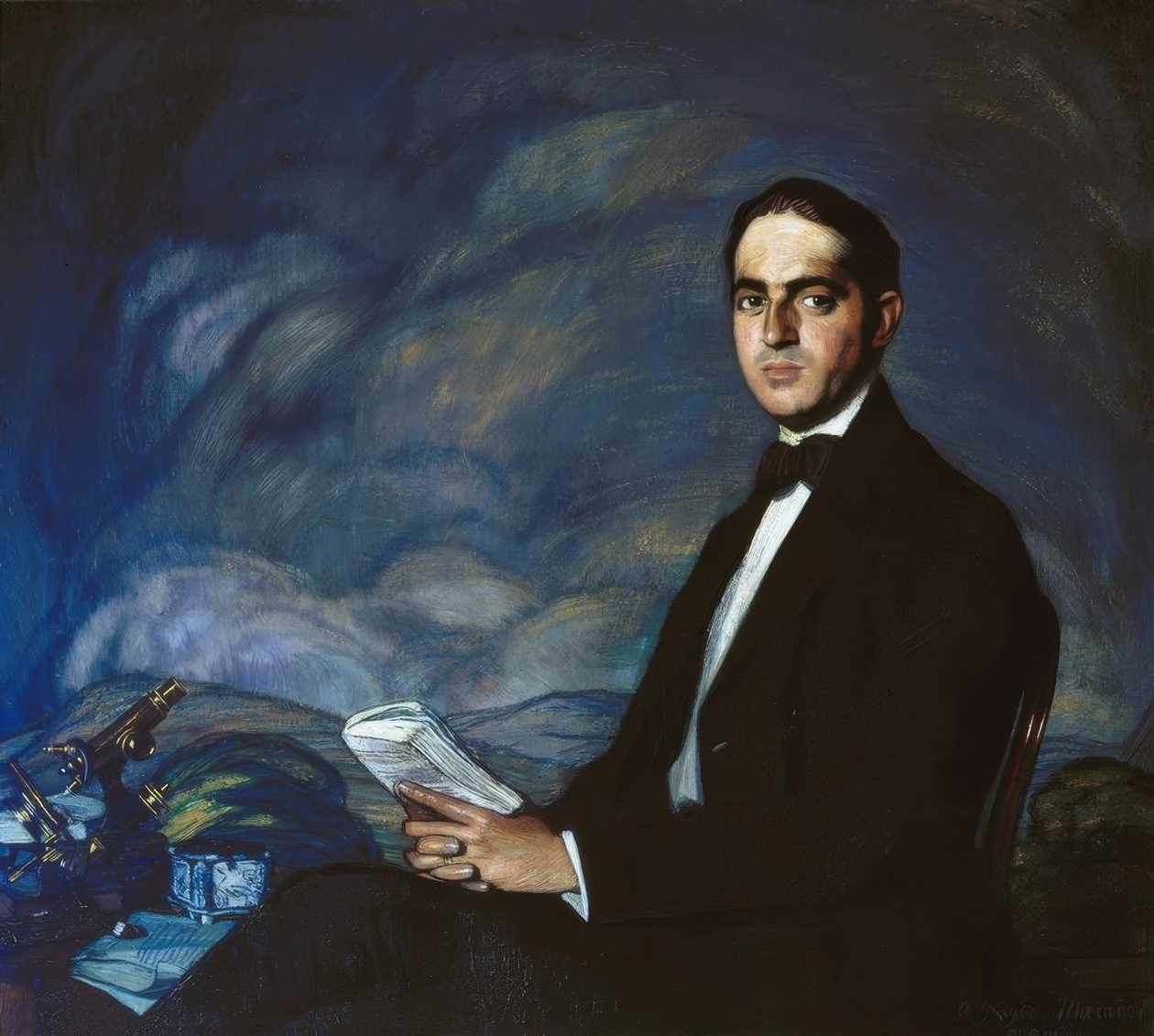Portræt af Gregorio Marañón ’, 1919, Olie på lærred af Ignacio Zuloaga y Zabaleta