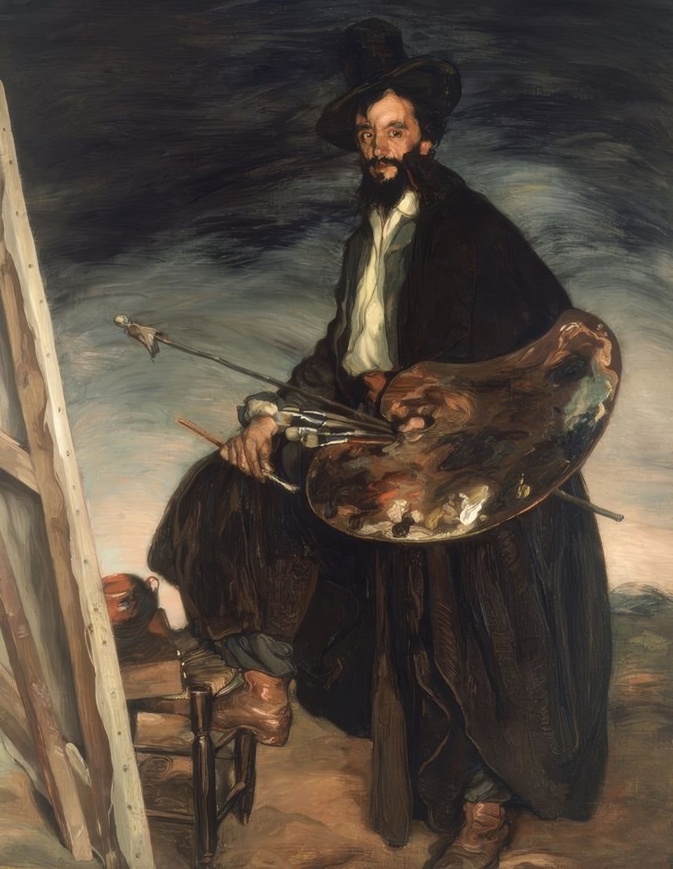 PORTRÆT AF MALEREN PABLO URANGA – 1905 – OLEO LÆRD, 146 × 115,5 CM af Ignacio Zuloaga y Zabaleta