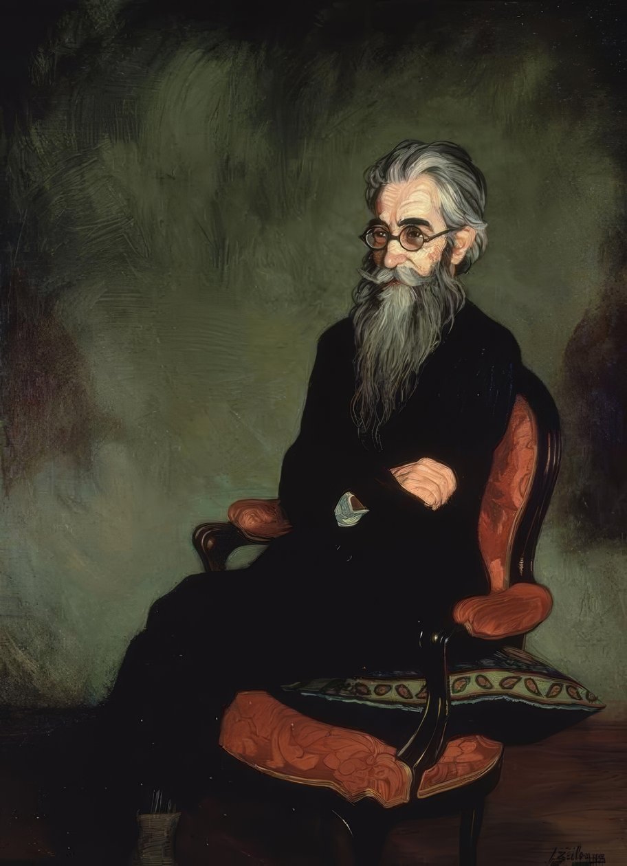 PORTRÆT AF RAMON DEL VALLE-INCLAN - 1931 - OLEO / LÆRD - 149 × 109 af Ignacio Zuloaga y Zabaleta