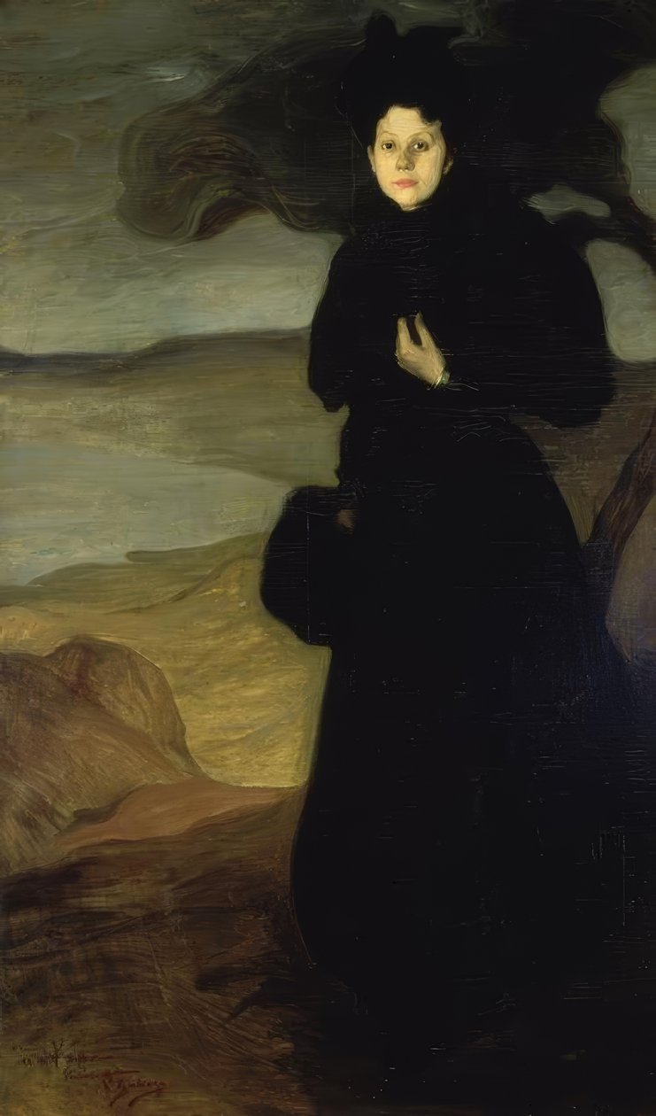 PORTRÆT AF VALENTINS-DETHOMAS - 1894/95 - O / L - 200X120 CM af Ignacio Zuloaga y Zabaleta