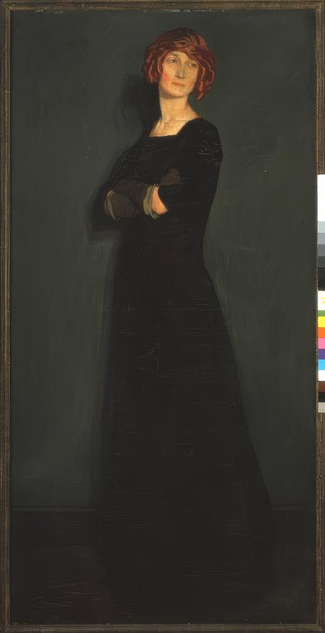 Portræt af Madame Malinowska af Ignacio Zuloaga y Zabaleta