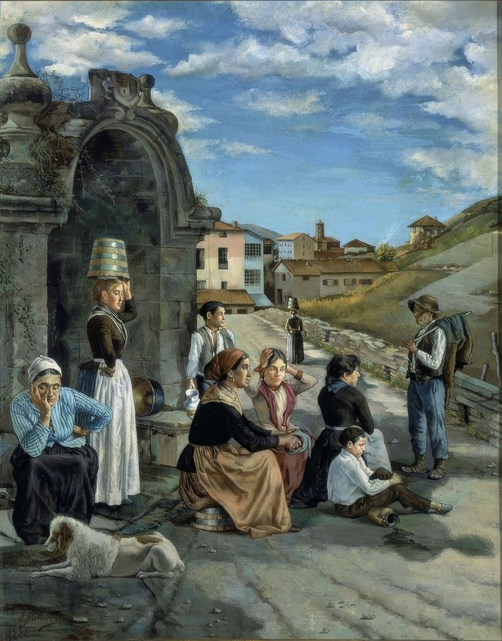Eibars forår af Ignacio Zuloaga y Zabaleta