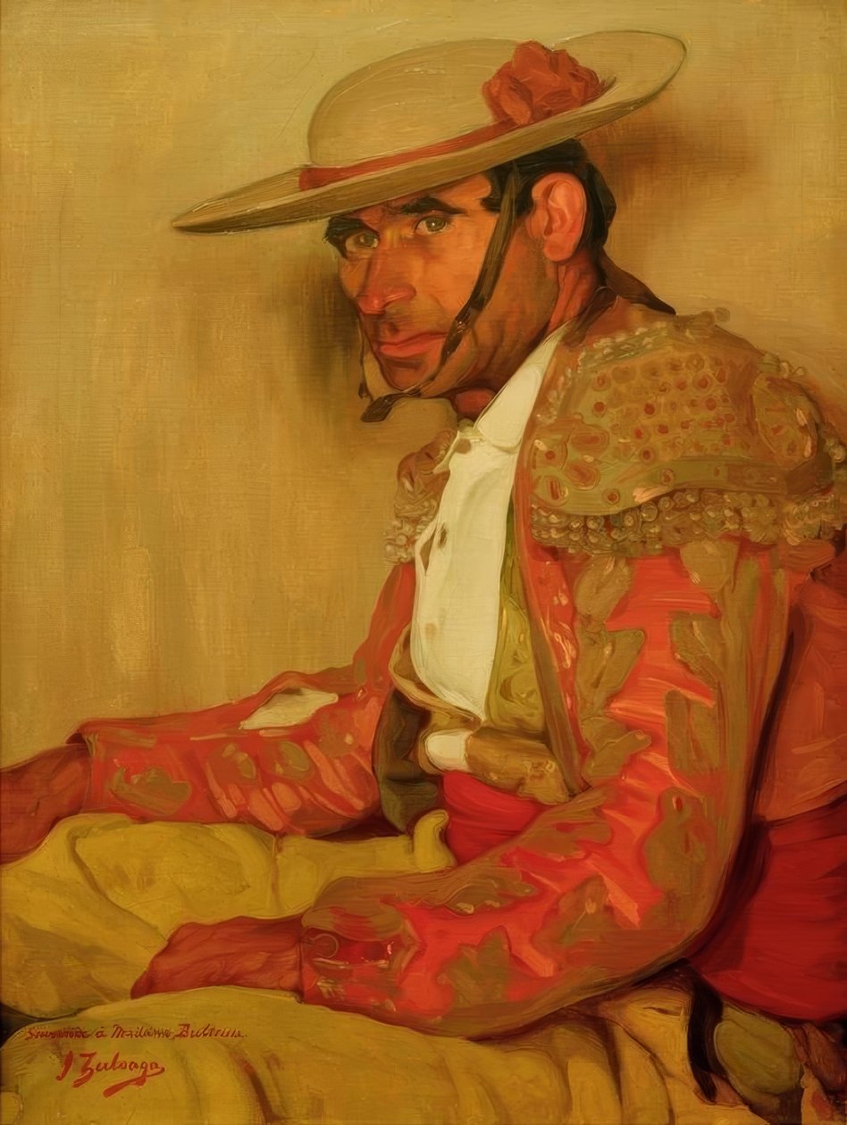 Zuloaga, Portræt af Picadores El Coriano af Ignacio Zuloaga y Zabaleta