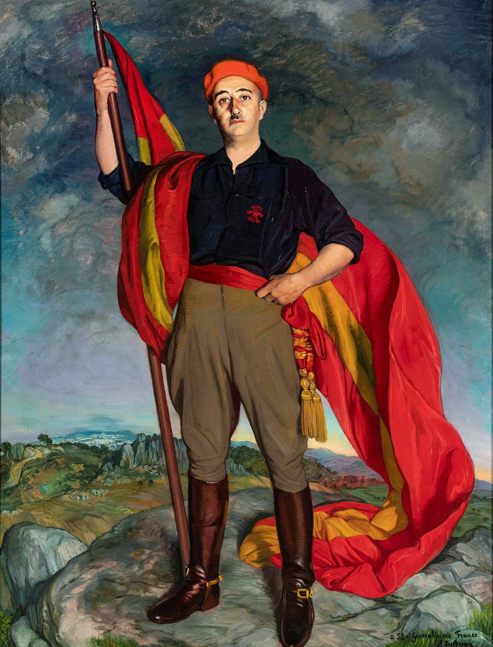 Portræt af Francisco Franco, 1941. af Ignacio Zuloaga y Zabaleto
