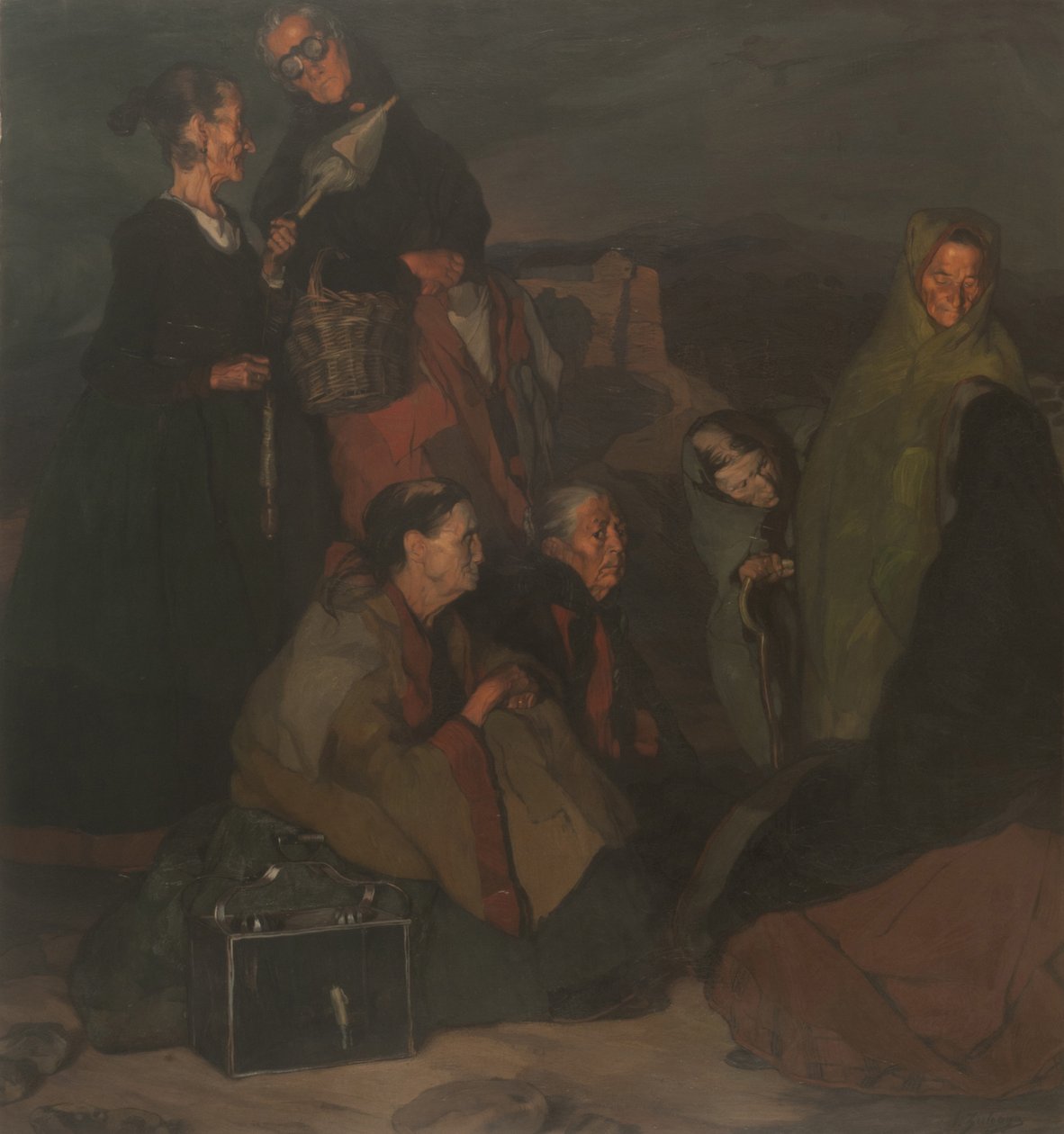 Kristus siger farvel til sin mor efter opstandelsen, 1500-tallet af Ignacio Zuloaga y Zabaleto
