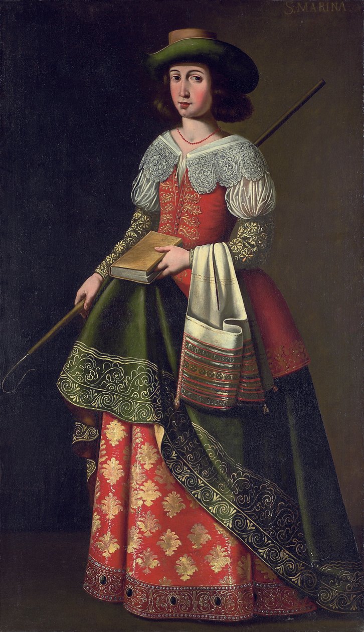 Den hellige Margaret af Antiokia som hyrdinde af Ignacio de Ries