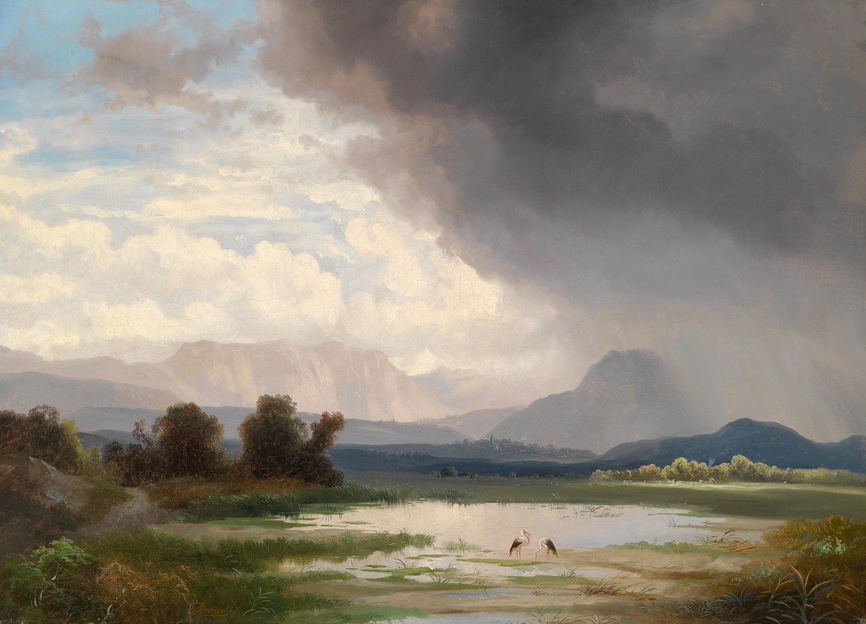 Karawankenlandschaft af Ignaz Raffalt