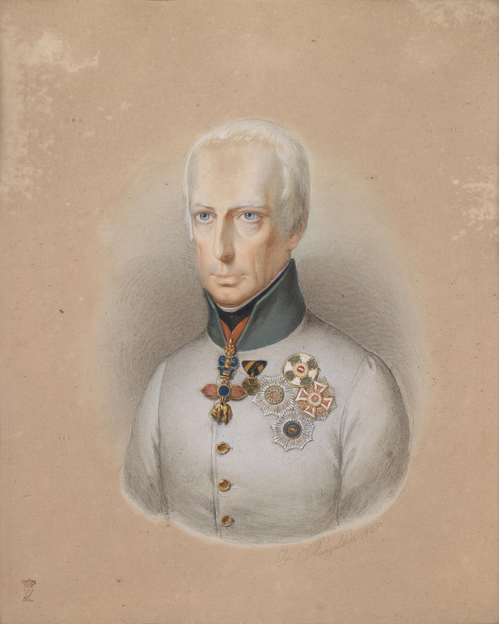 Kejser Franz I af Østrig af Ignaz Rungaldier