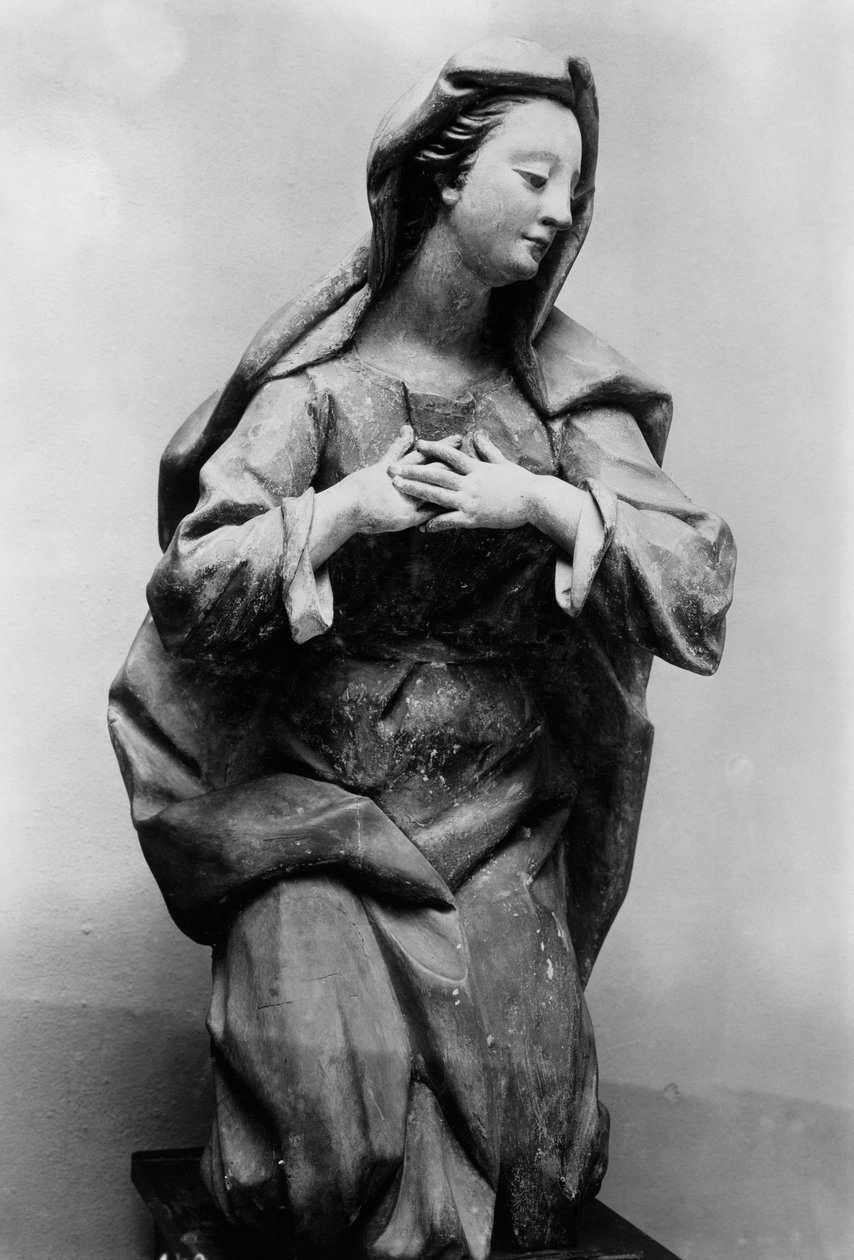 Knælende Mary (terracotta) af Ignaz 1725 75 Gunther