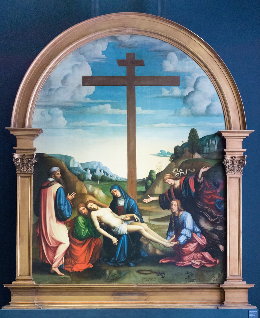 Kristi klagesang, ca. 1510-15 (olie på træ) af Il (1450-1517) Francia