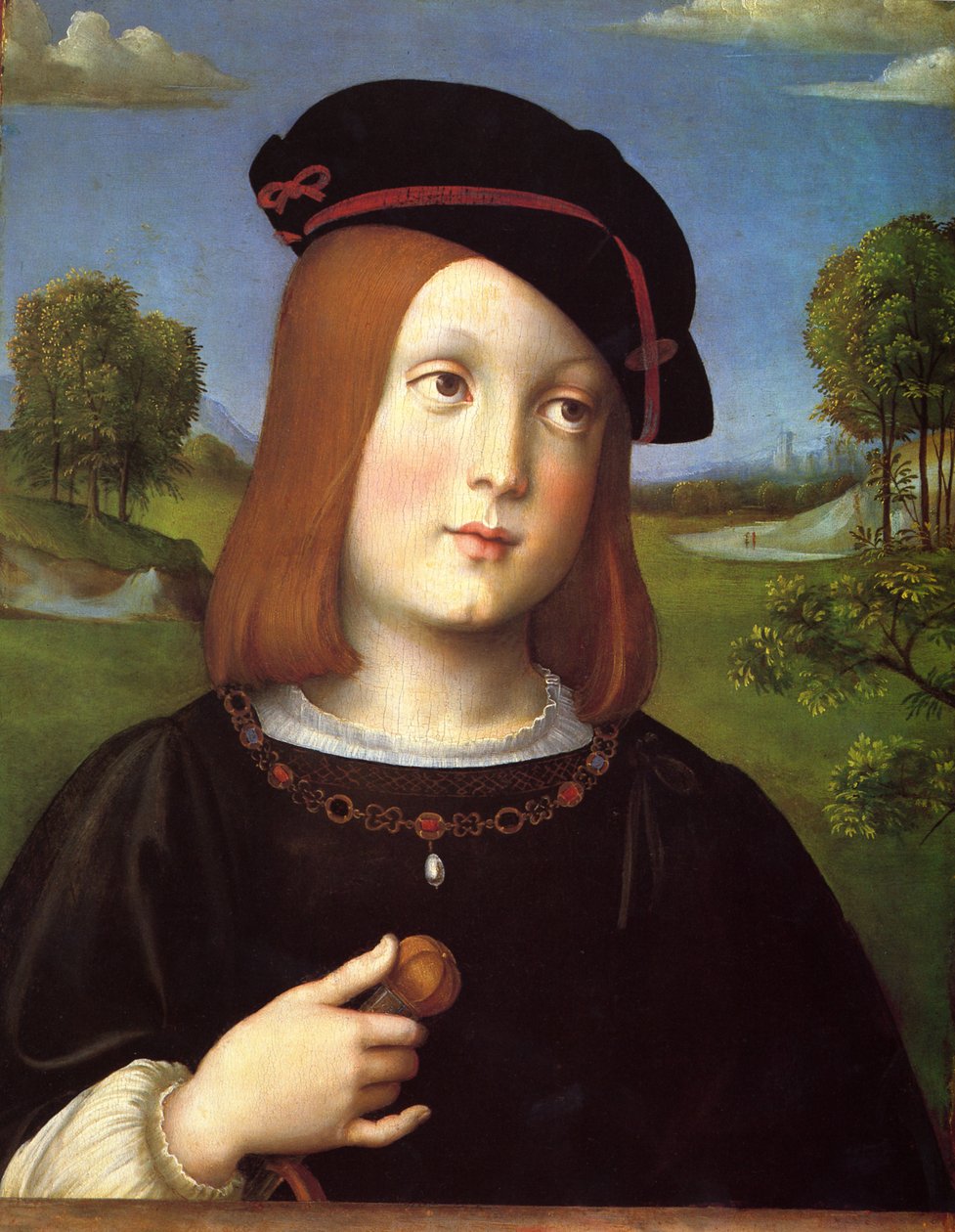 Portræt af Federico Gonzaga af Il (1450 1517) Francia