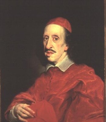 Portræt af kardinal Leopold de Medici, ca. 1667 (olie på lærred) af Il  Baciccio
