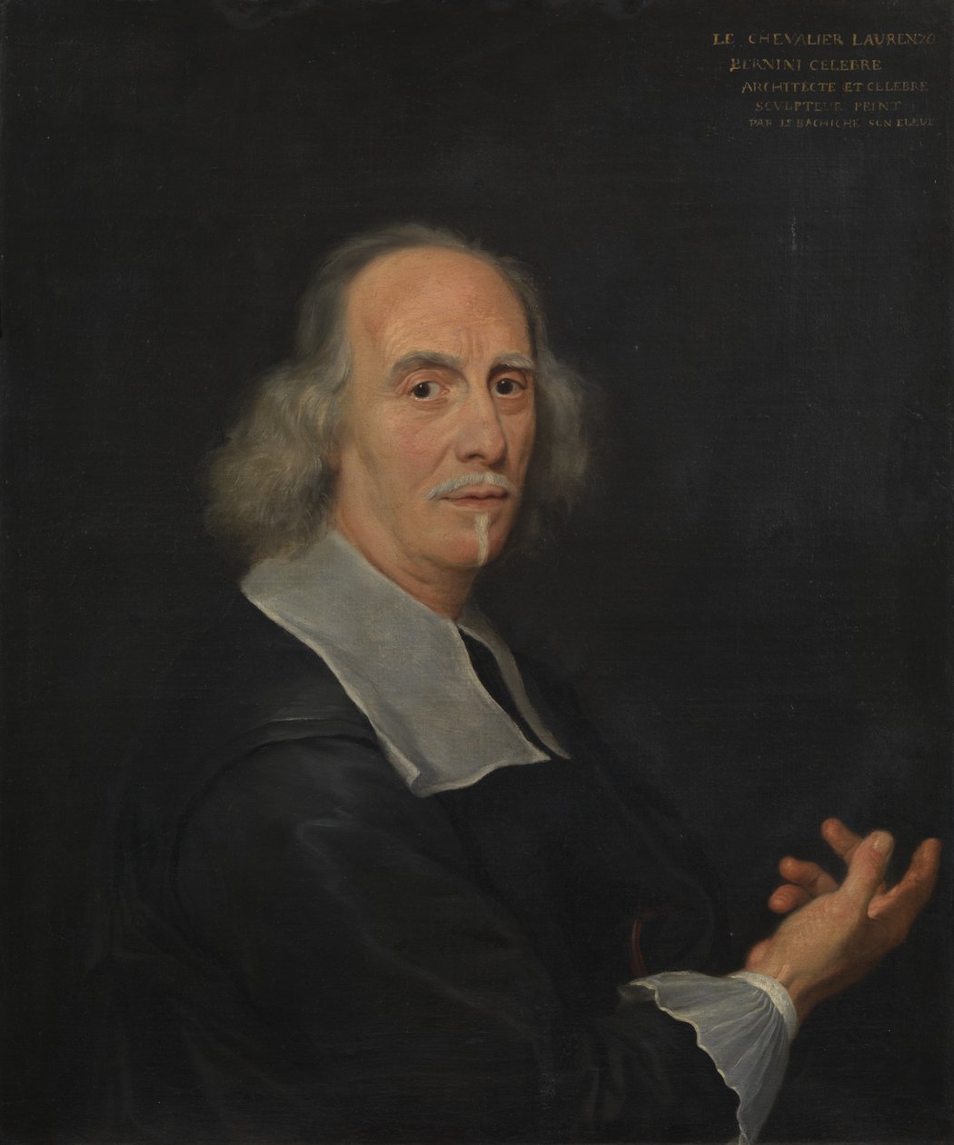 Portræt af Gian Lorenzo Bernini, af Il Baciccio