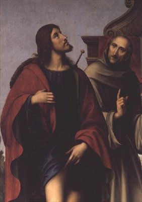 St. Roch (detalje fra altertavle) af Il Francia