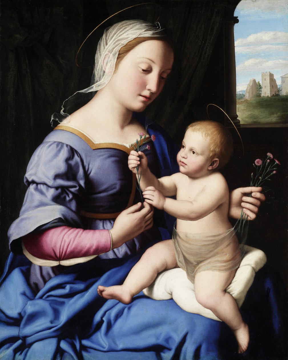 Madonna og barn af Il Sassoferrato