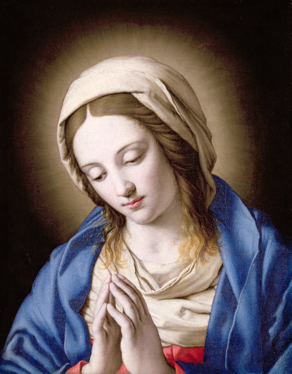 Madonnaen beder af Il Sassoferrato
