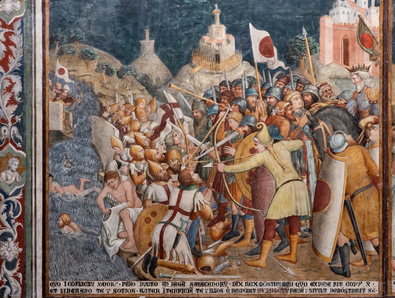 Fresker, detaljer af Ilario and others Ugolino di Prete