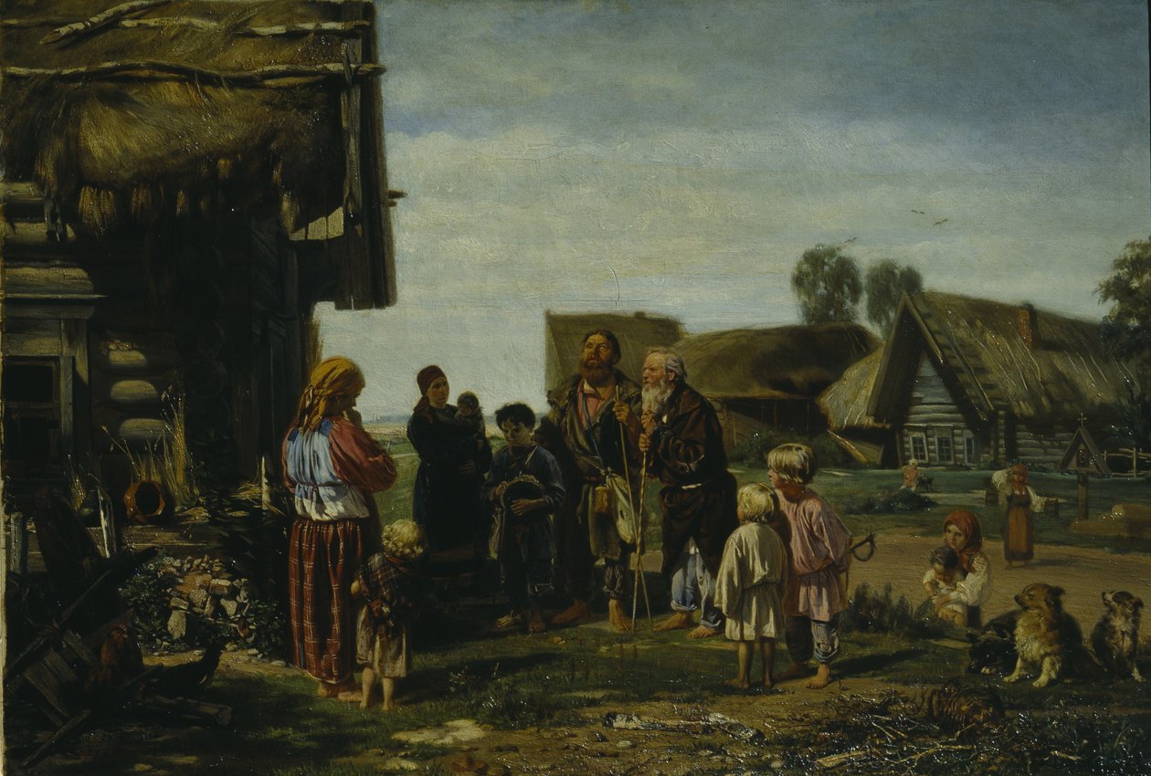 Pilgrimmene, 1870 af Illarion Mikhailovich Pryanishnikov