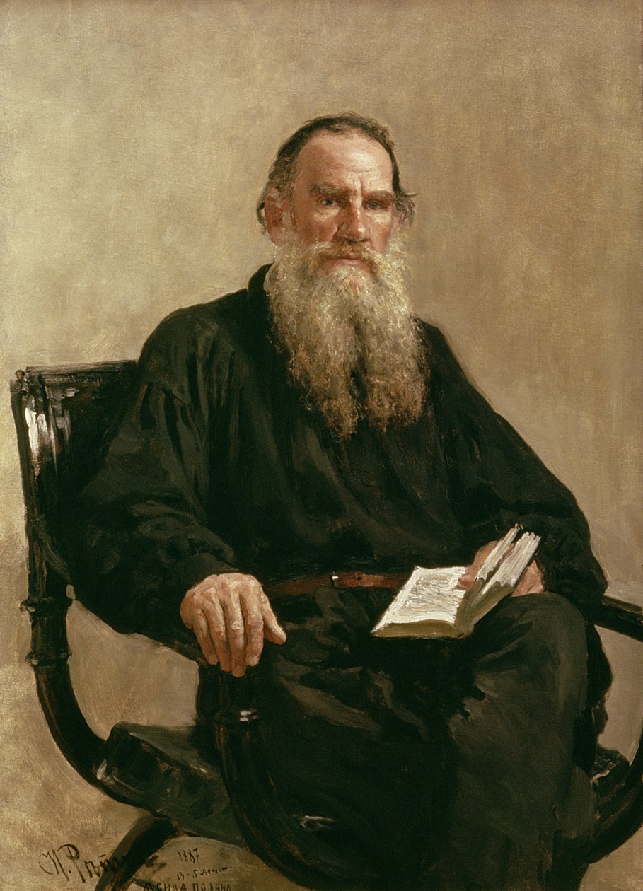 Leo Tolstoj (1828-1910) 1887 af Ilya Efimovich Repin