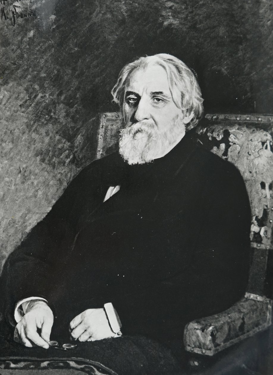 Ivan Sergejevitj Turgenev af Ilya Efimovich (after) Repin