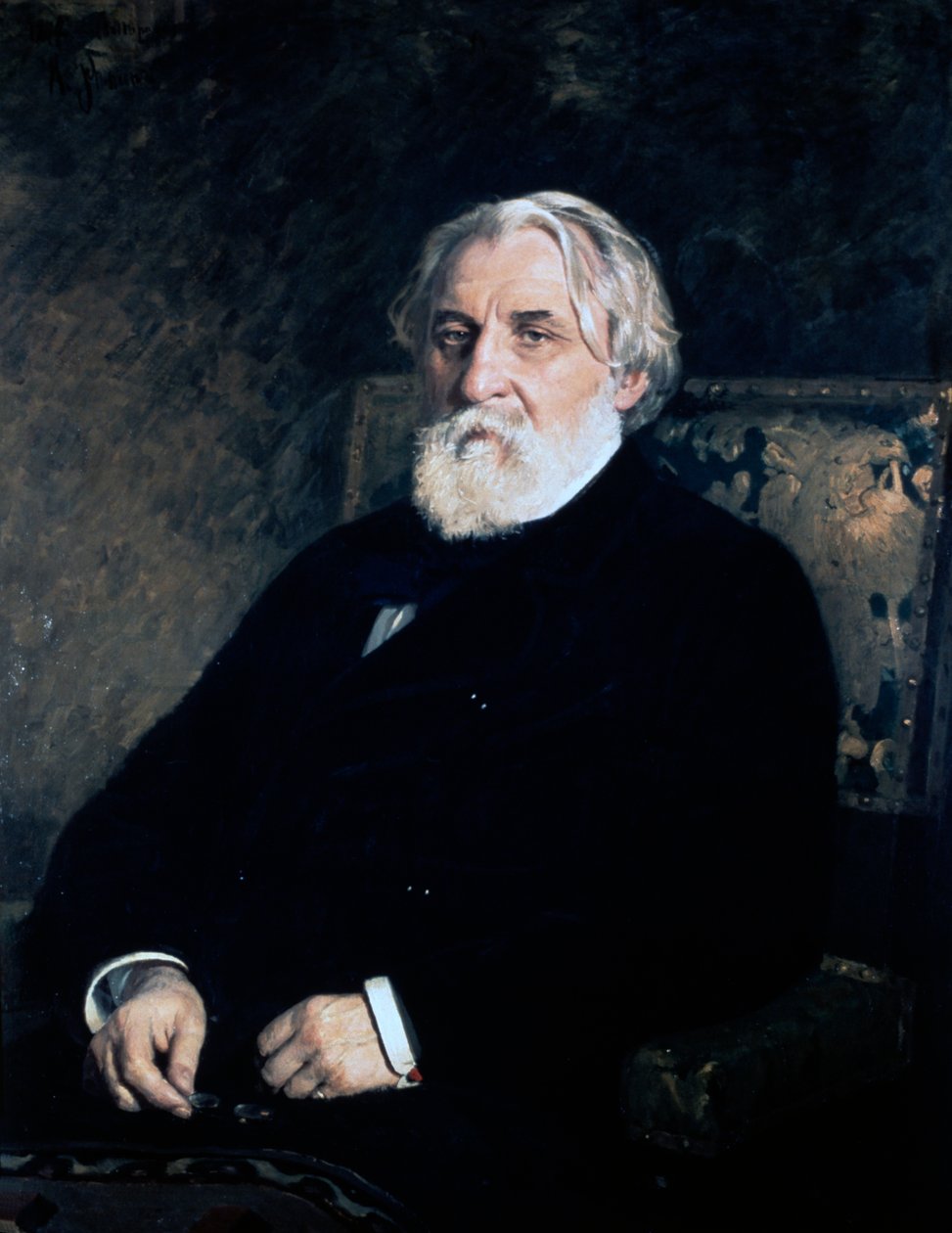 Portræt af Ivan Sergeyevich Turgenev (Orel af Ilya Efimovich (after) Repin